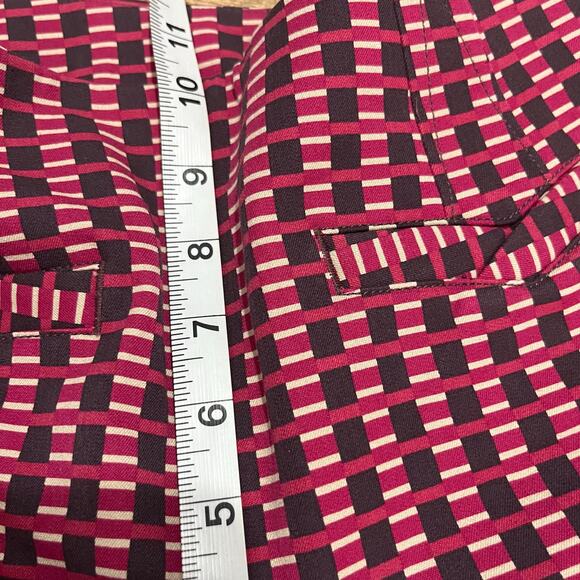 Anthropologie | Women's Retro Graphic Side Zip Stretch Essential Slim Pants Sz 4 - Picture 5 of 6